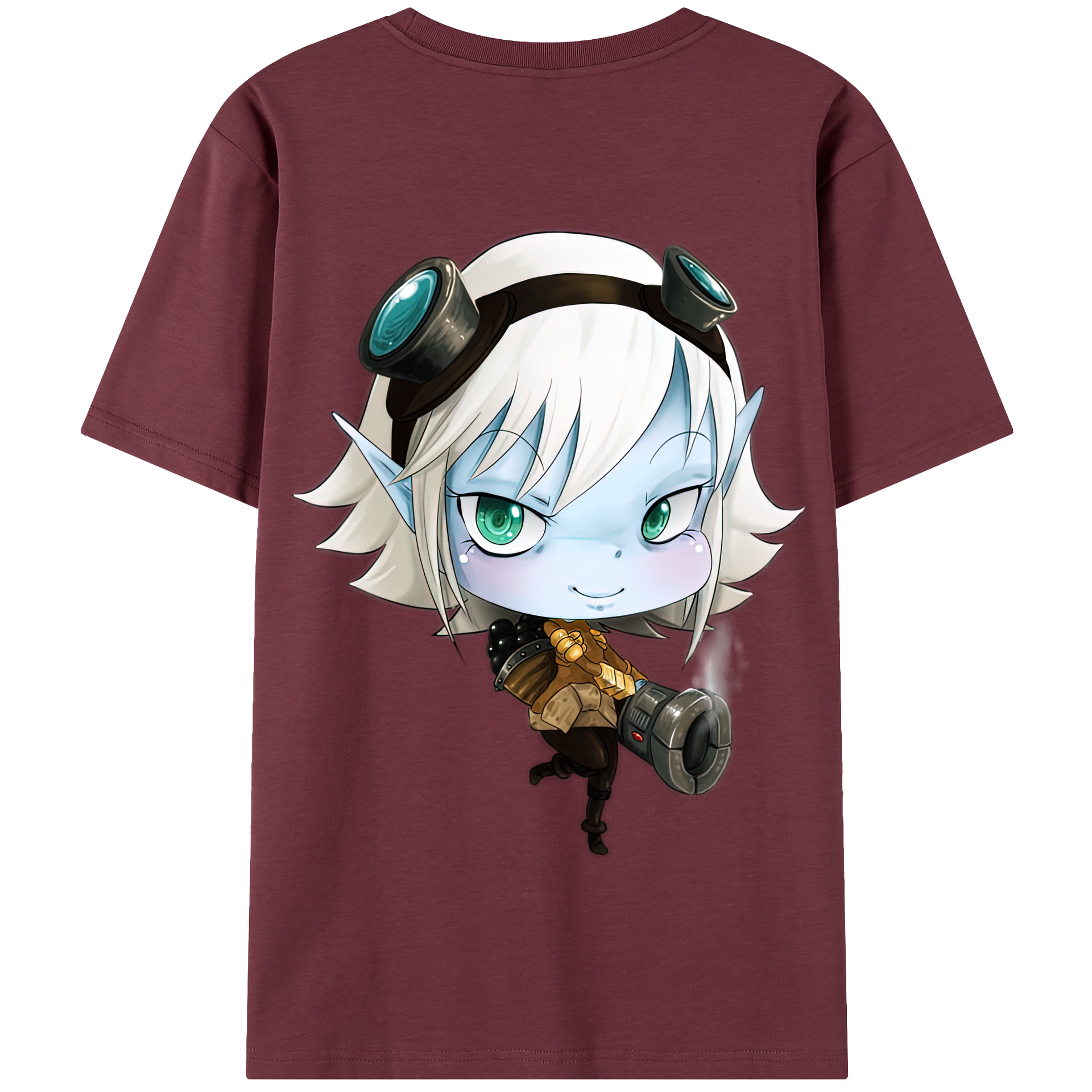 リーグ・オブ・レジェンド League of Legends LOL 綿100％半袖Tシャツ（背面プリント）